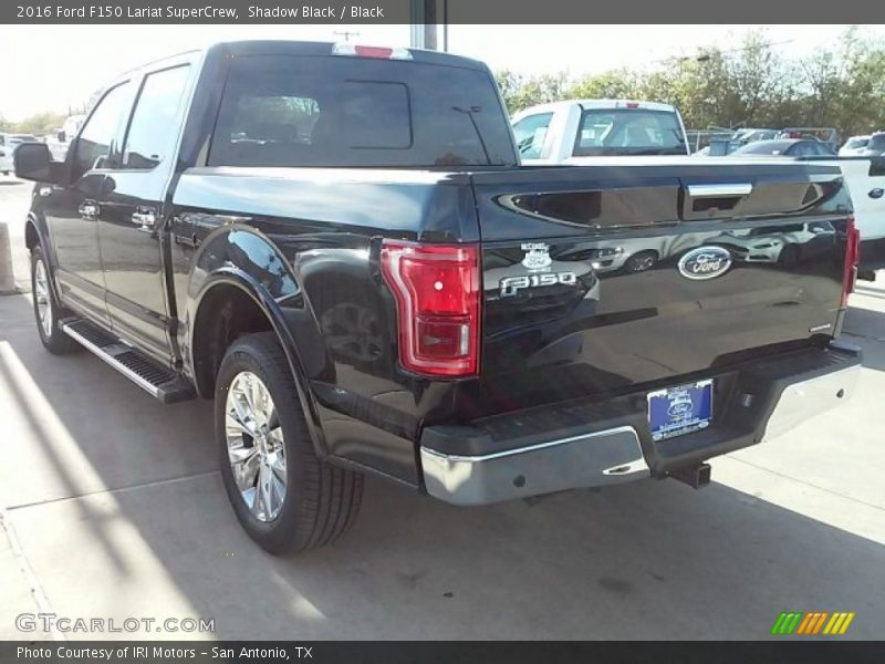 Shadow Black / Black 2016 Ford F150 Lariat SuperCrew