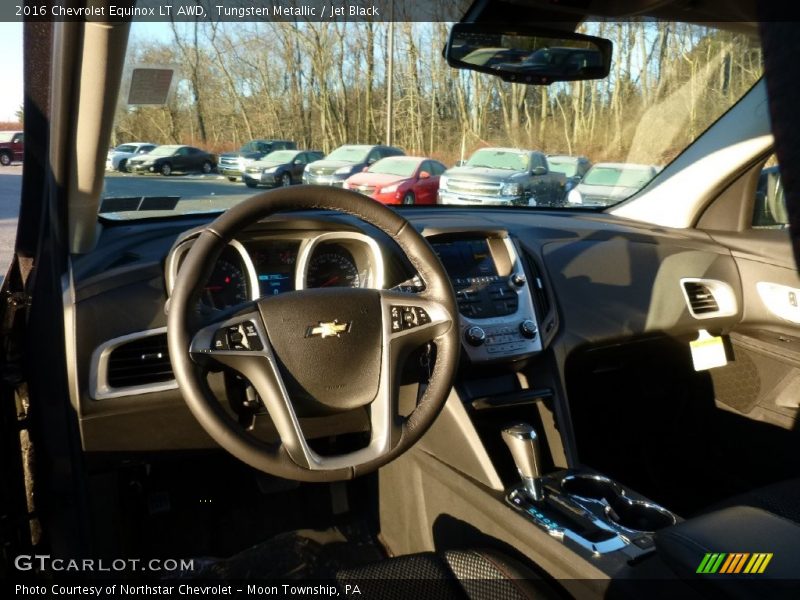 Tungsten Metallic / Jet Black 2016 Chevrolet Equinox LT AWD