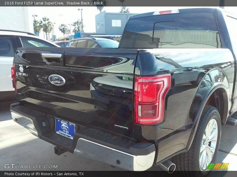 Shadow Black / Black 2016 Ford F150 Lariat SuperCrew