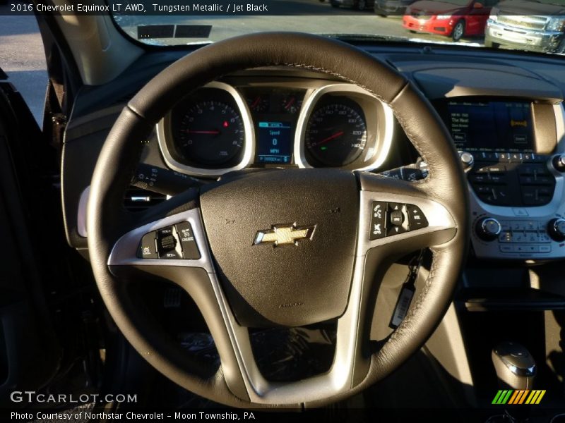 Tungsten Metallic / Jet Black 2016 Chevrolet Equinox LT AWD