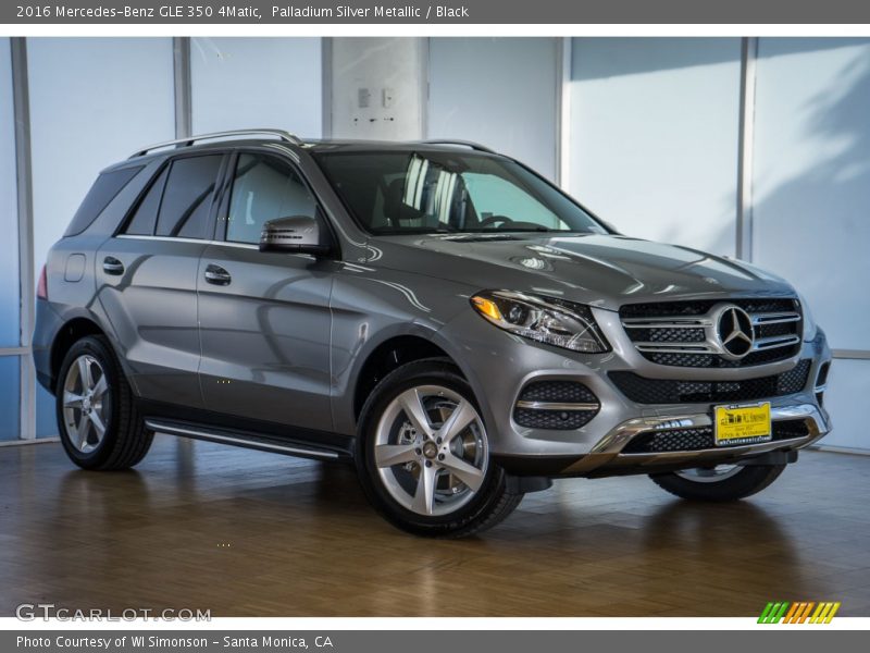 Palladium Silver Metallic / Black 2016 Mercedes-Benz GLE 350 4Matic