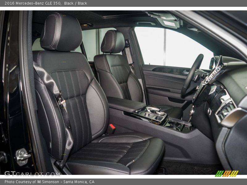 Black / Black 2016 Mercedes-Benz GLE 350