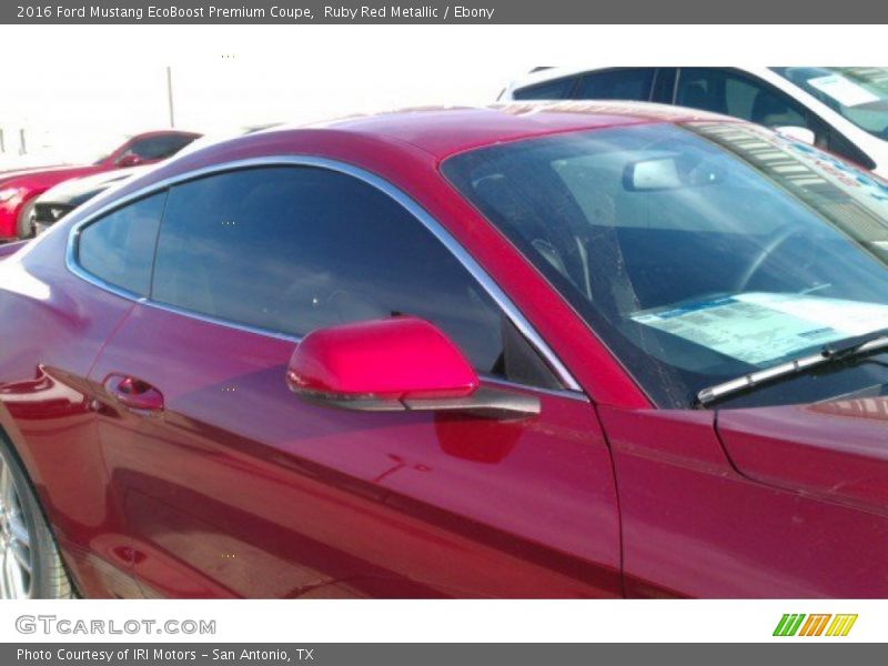 Ruby Red Metallic / Ebony 2016 Ford Mustang EcoBoost Premium Coupe
