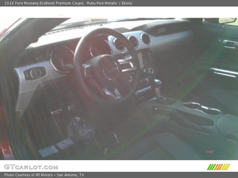 Ruby Red Metallic / Ebony 2016 Ford Mustang EcoBoost Premium Coupe