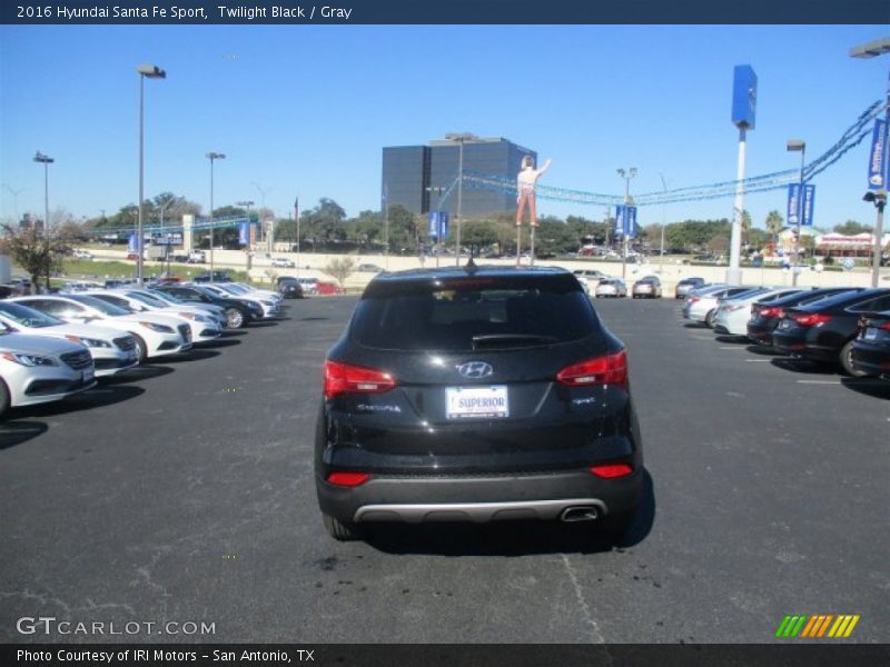 Twilight Black / Gray 2016 Hyundai Santa Fe Sport
