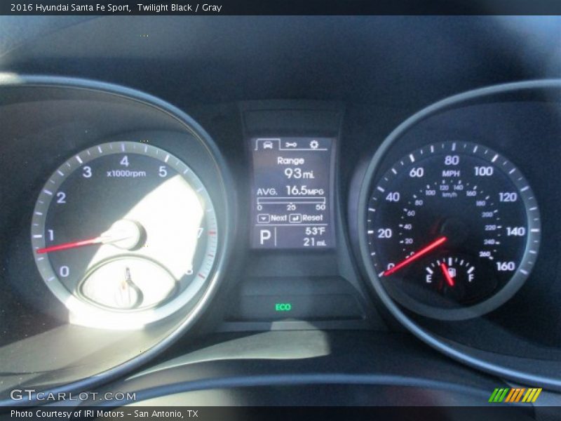 Twilight Black / Gray 2016 Hyundai Santa Fe Sport