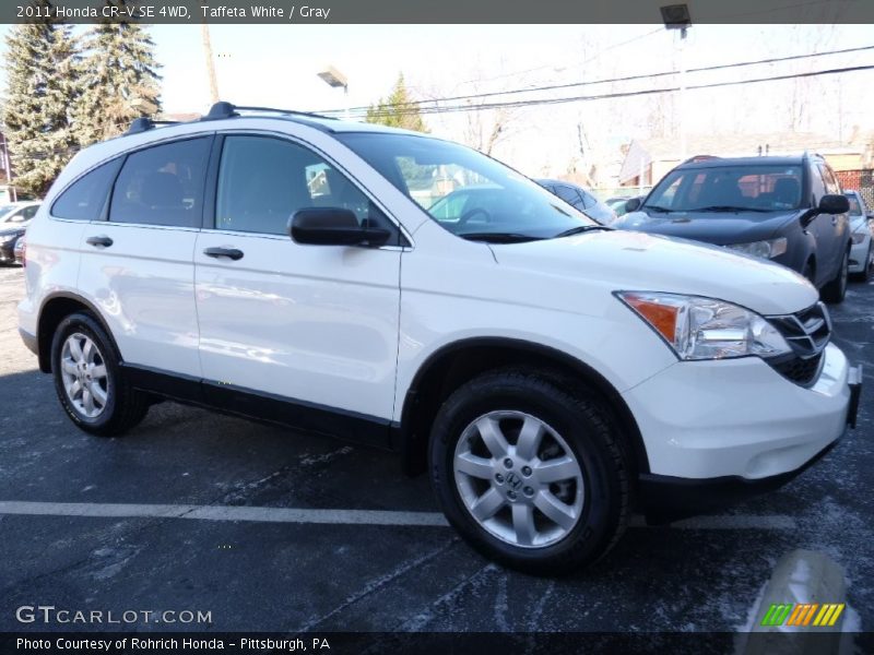 Taffeta White / Gray 2011 Honda CR-V SE 4WD