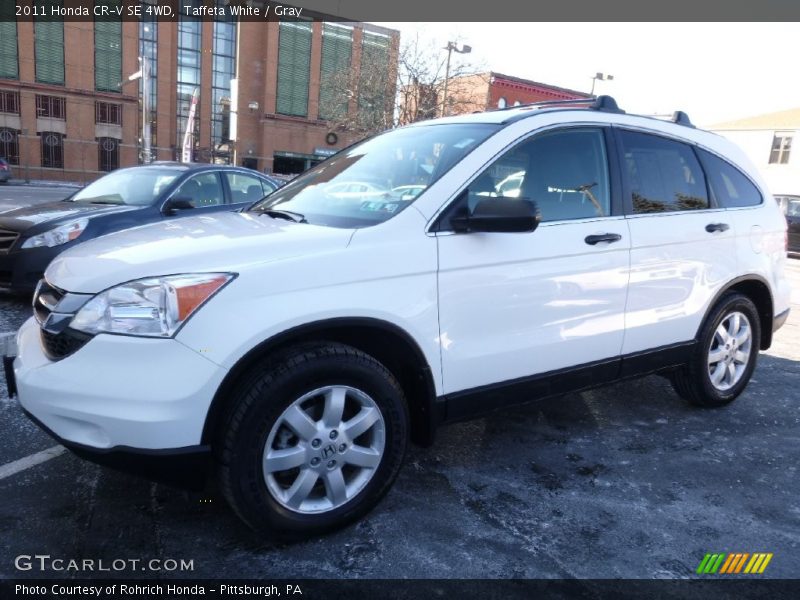 Taffeta White / Gray 2011 Honda CR-V SE 4WD