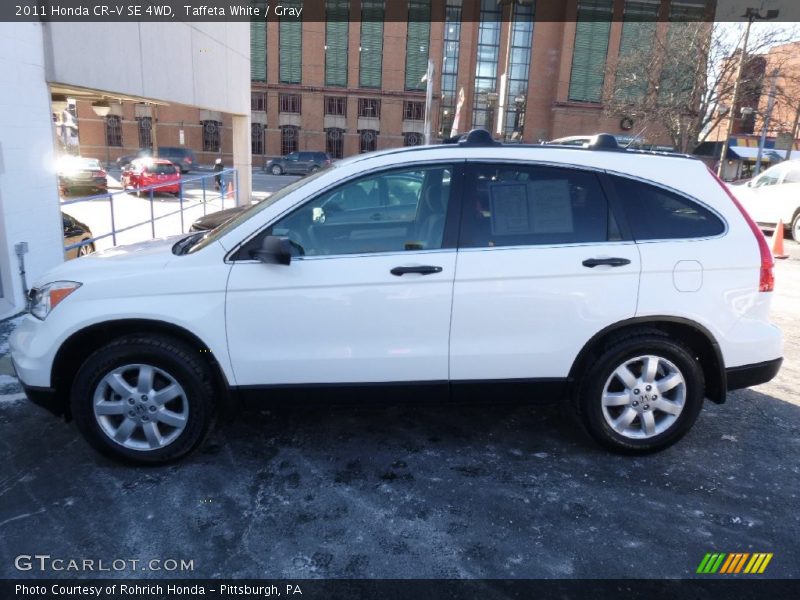 Taffeta White / Gray 2011 Honda CR-V SE 4WD