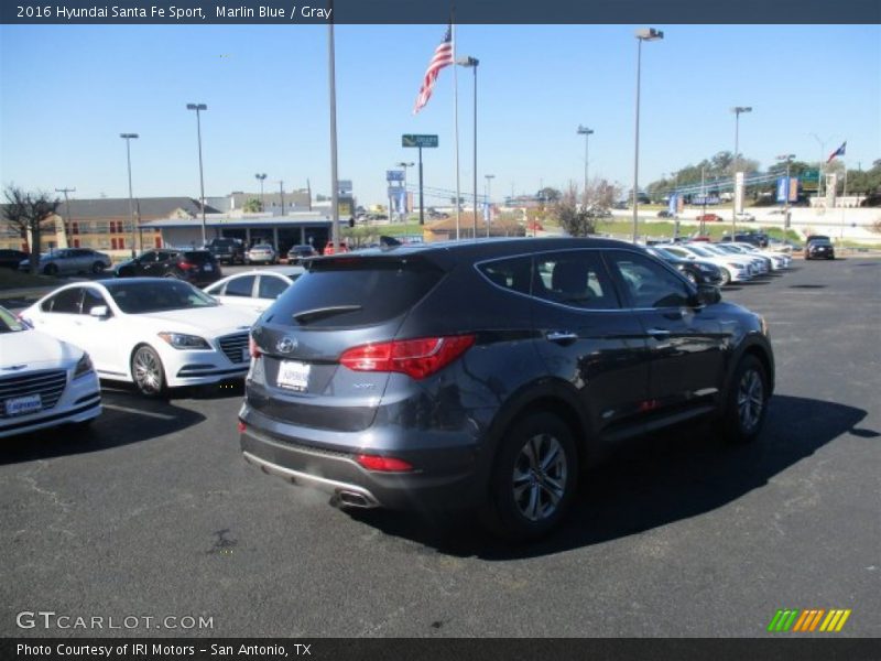 Marlin Blue / Gray 2016 Hyundai Santa Fe Sport