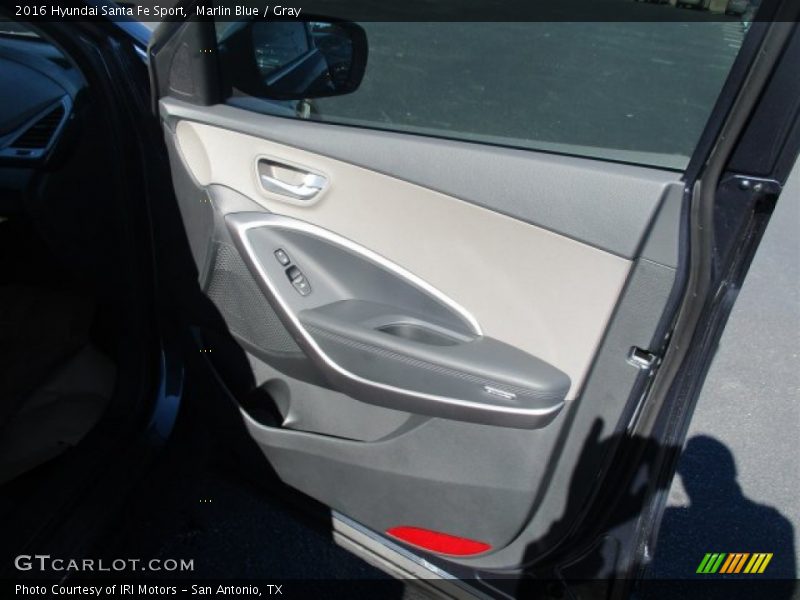 Marlin Blue / Gray 2016 Hyundai Santa Fe Sport