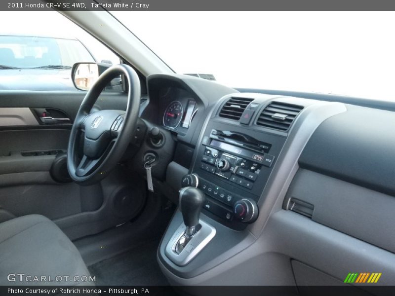 Taffeta White / Gray 2011 Honda CR-V SE 4WD