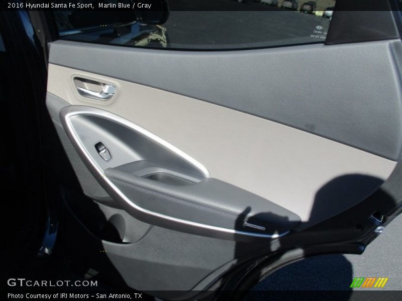 Marlin Blue / Gray 2016 Hyundai Santa Fe Sport