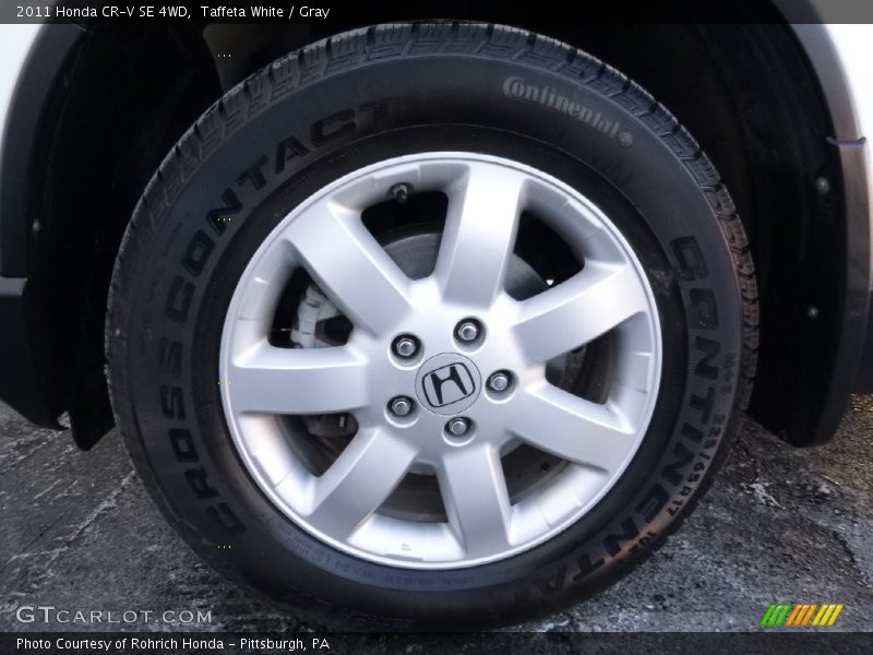 Taffeta White / Gray 2011 Honda CR-V SE 4WD