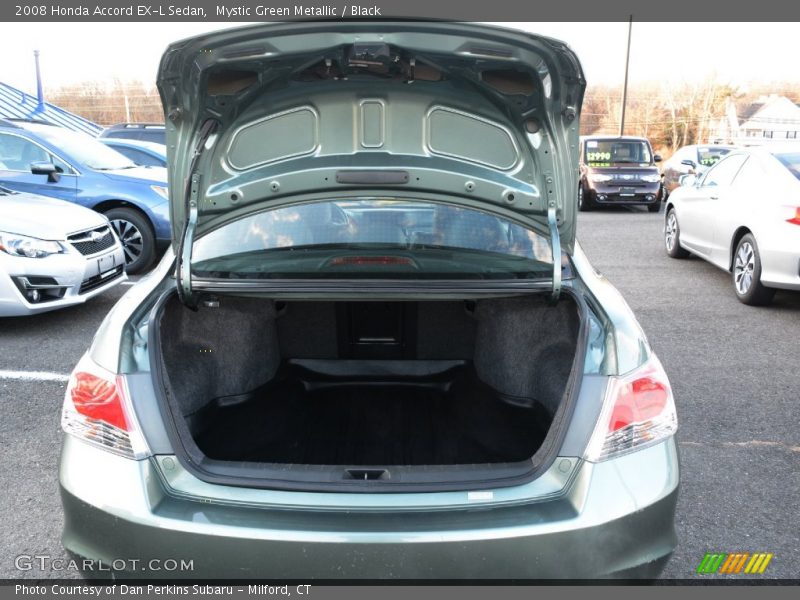 Mystic Green Metallic / Black 2008 Honda Accord EX-L Sedan
