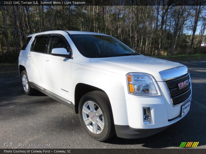 Summit White / Light Titanium 2013 GMC Terrain SLE