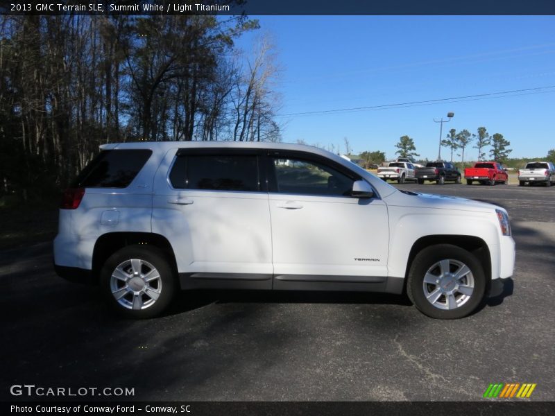 Summit White / Light Titanium 2013 GMC Terrain SLE