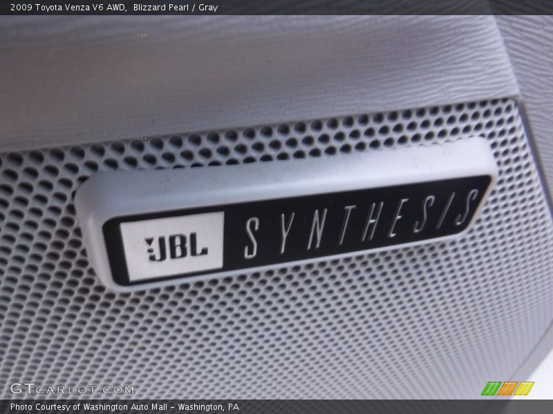 Blizzard Pearl / Gray 2009 Toyota Venza V6 AWD