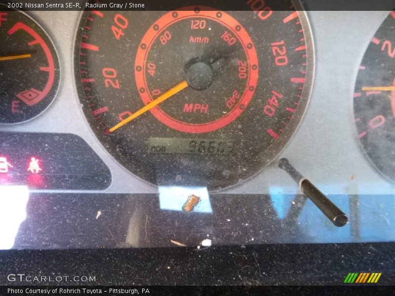 Radium Gray / Stone 2002 Nissan Sentra SE-R