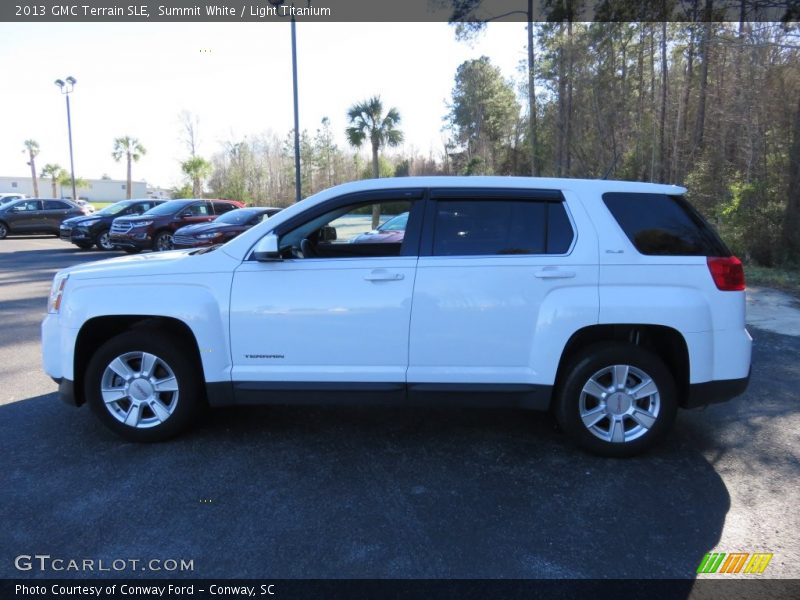 Summit White / Light Titanium 2013 GMC Terrain SLE