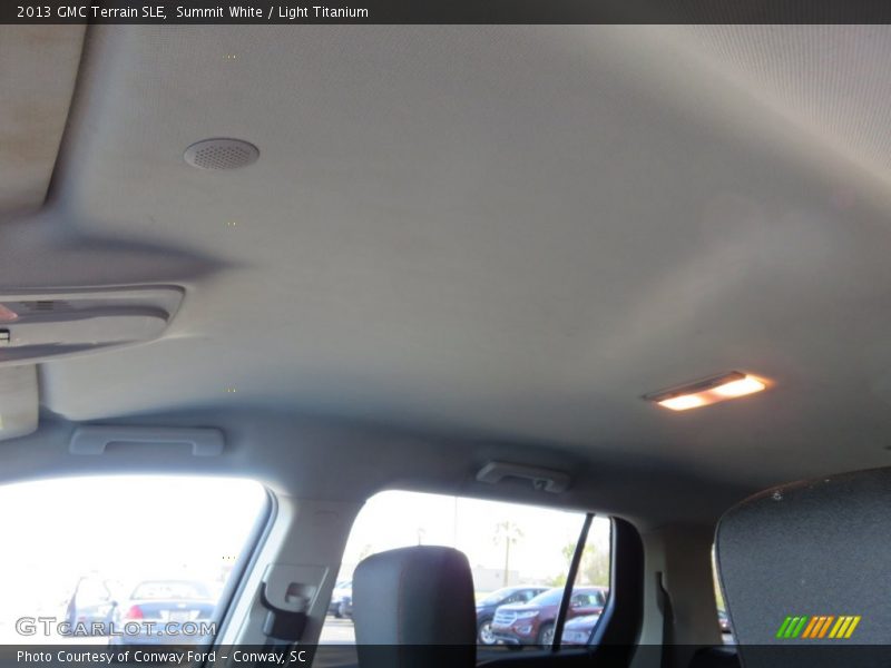 Summit White / Light Titanium 2013 GMC Terrain SLE