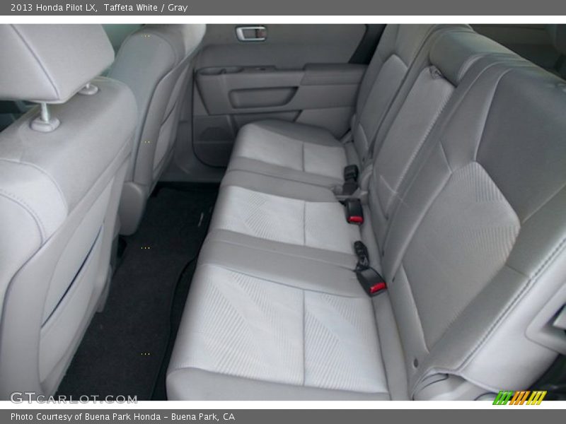 Taffeta White / Gray 2013 Honda Pilot LX