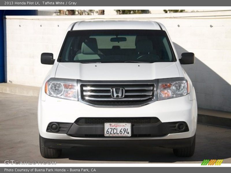 Taffeta White / Gray 2013 Honda Pilot LX