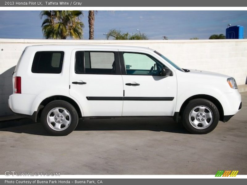 Taffeta White / Gray 2013 Honda Pilot LX