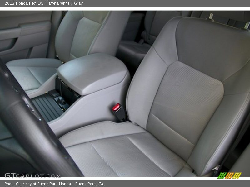 Taffeta White / Gray 2013 Honda Pilot LX