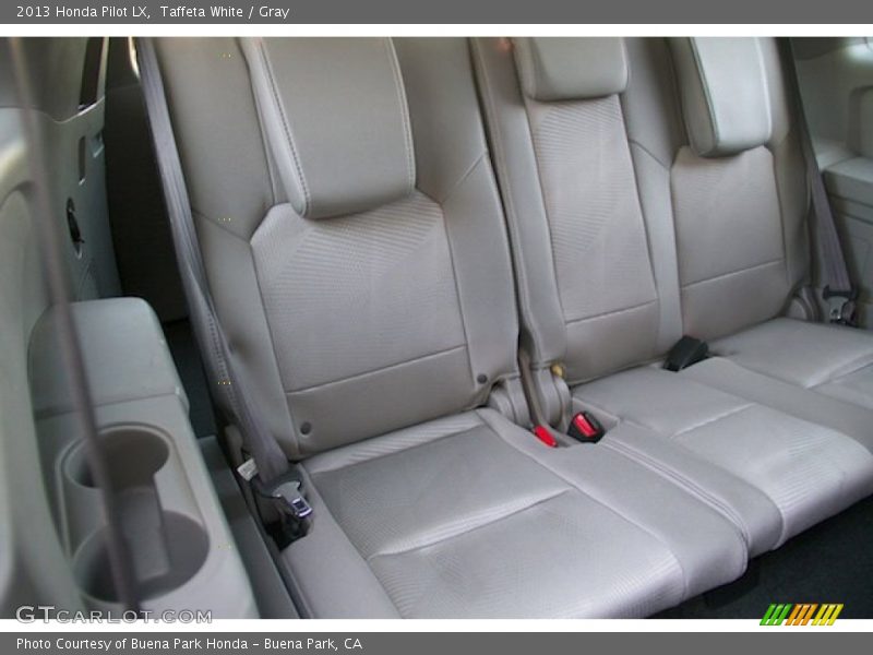 Taffeta White / Gray 2013 Honda Pilot LX