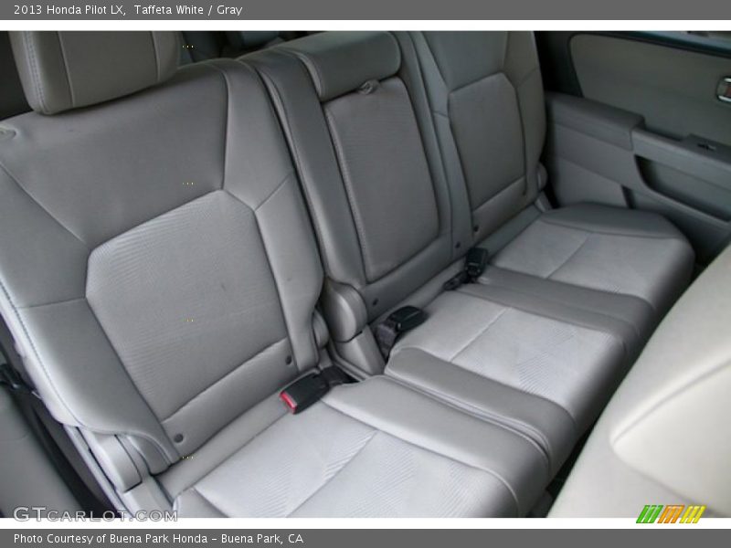 Taffeta White / Gray 2013 Honda Pilot LX