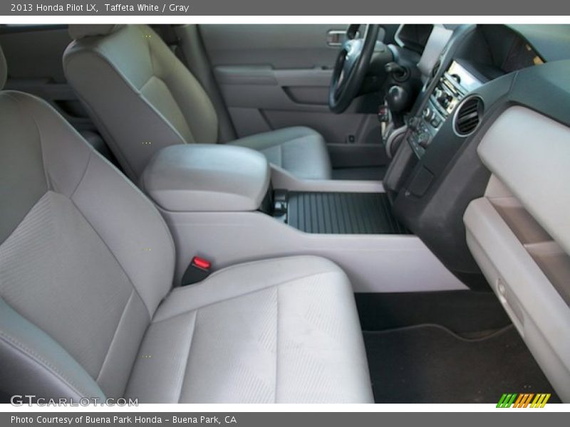 Taffeta White / Gray 2013 Honda Pilot LX