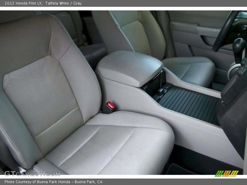 Taffeta White / Gray 2013 Honda Pilot LX