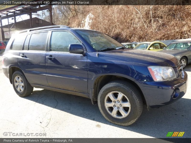 Indigo Ink Pearl / Charcoal 2003 Toyota Highlander V6 4WD