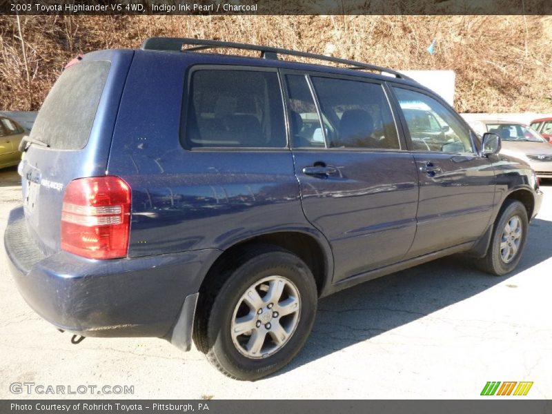Indigo Ink Pearl / Charcoal 2003 Toyota Highlander V6 4WD