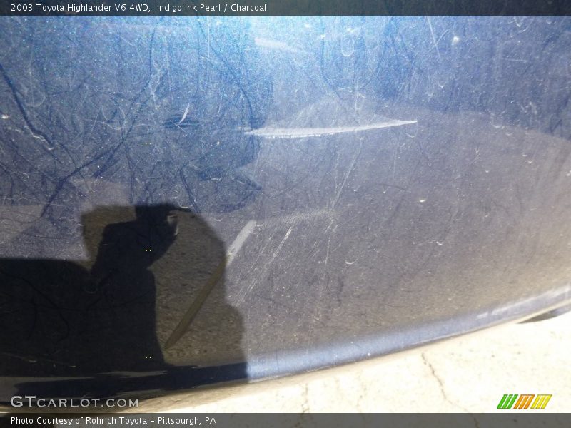 Indigo Ink Pearl / Charcoal 2003 Toyota Highlander V6 4WD