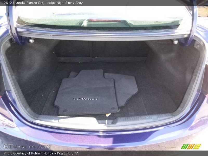 Indigo Night Blue / Gray 2012 Hyundai Elantra GLS