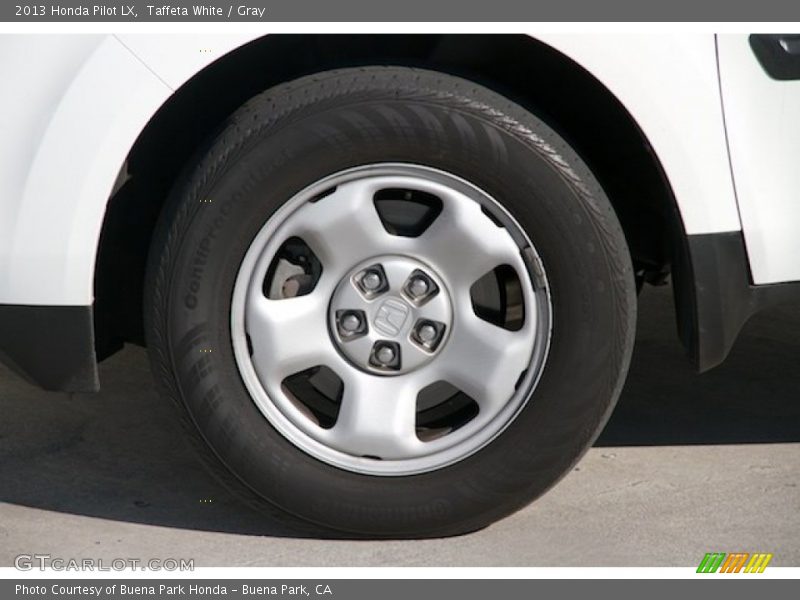 Taffeta White / Gray 2013 Honda Pilot LX