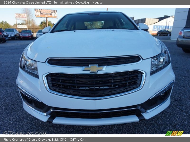 Summit White / Cocoa/Light Neutral 2016 Chevrolet Cruze Limited LTZ