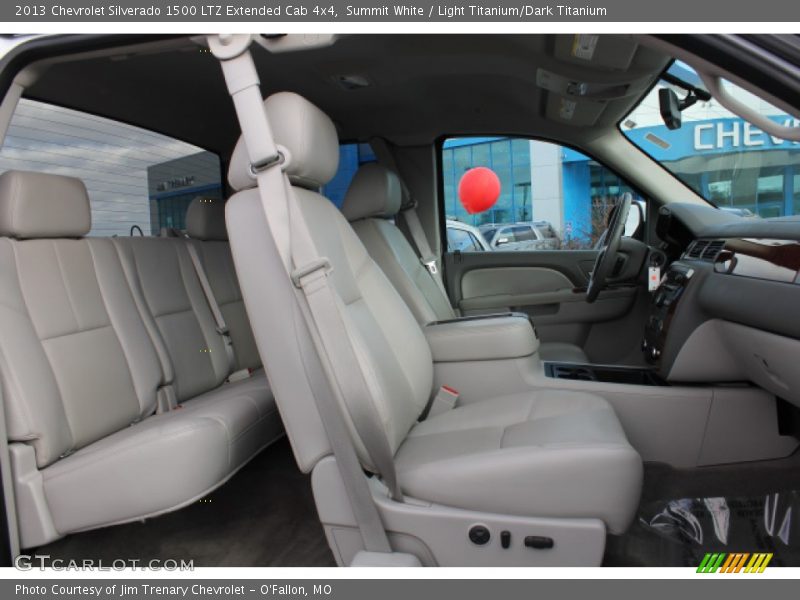 Summit White / Light Titanium/Dark Titanium 2013 Chevrolet Silverado 1500 LTZ Extended Cab 4x4