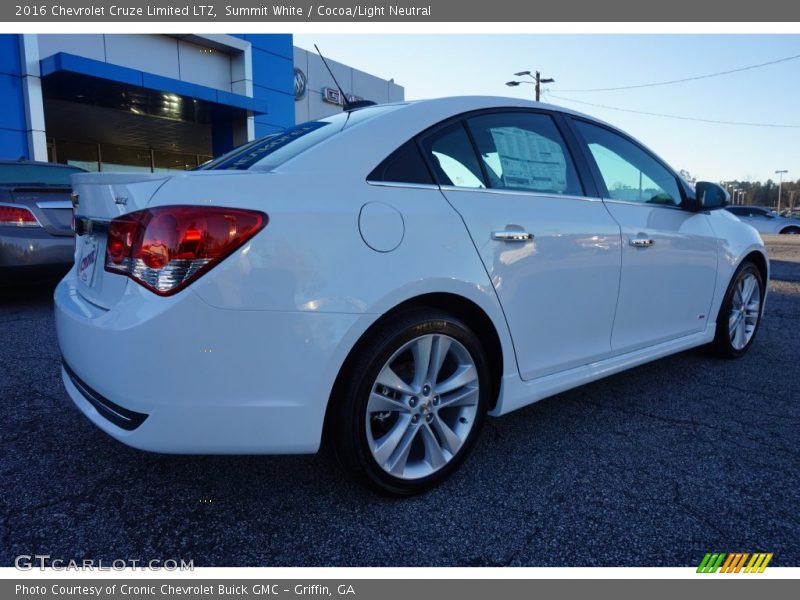 Summit White / Cocoa/Light Neutral 2016 Chevrolet Cruze Limited LTZ