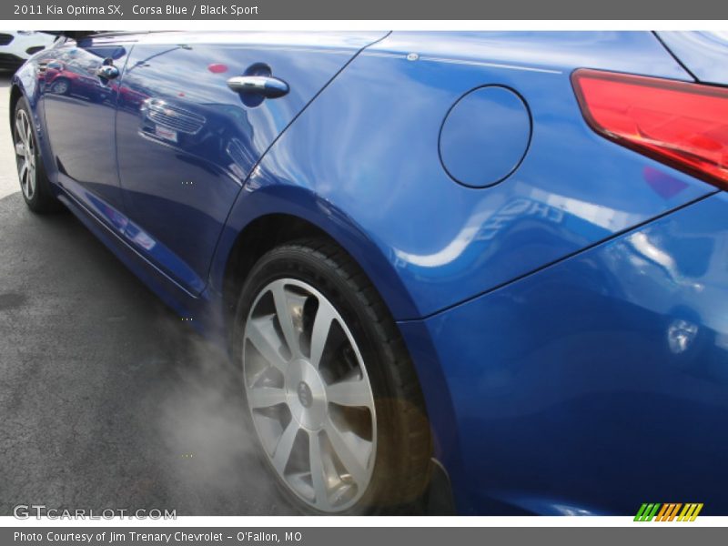 Corsa Blue / Black Sport 2011 Kia Optima SX