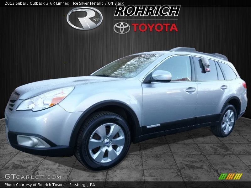 Ice Silver Metallic / Off Black 2012 Subaru Outback 3.6R Limited