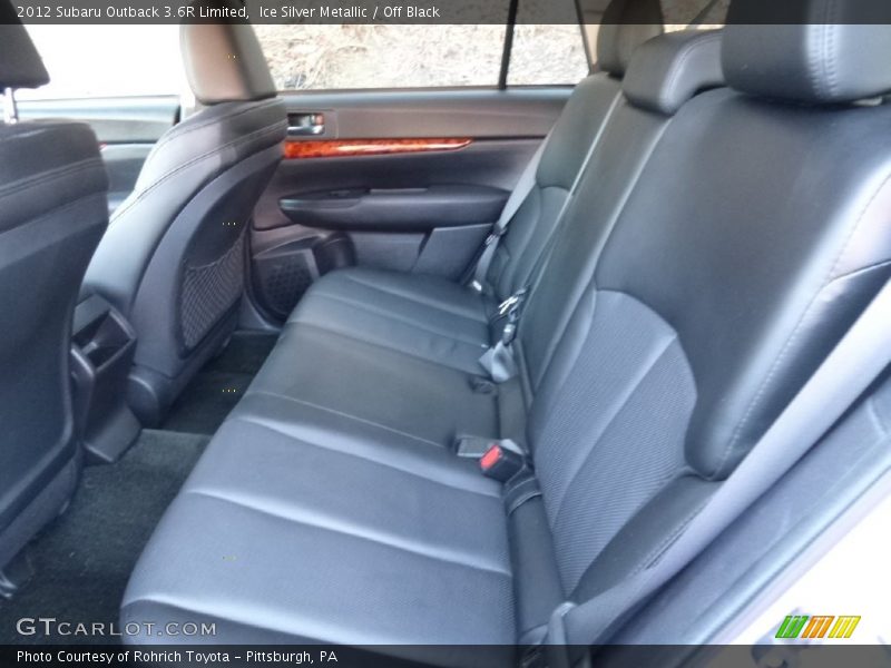 Ice Silver Metallic / Off Black 2012 Subaru Outback 3.6R Limited