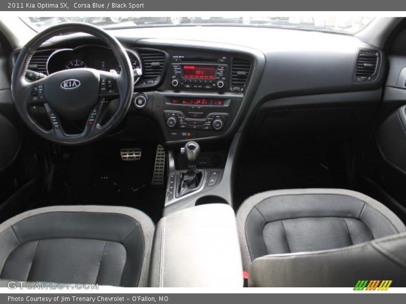 Corsa Blue / Black Sport 2011 Kia Optima SX