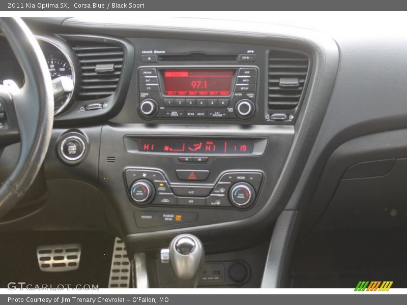 Corsa Blue / Black Sport 2011 Kia Optima SX