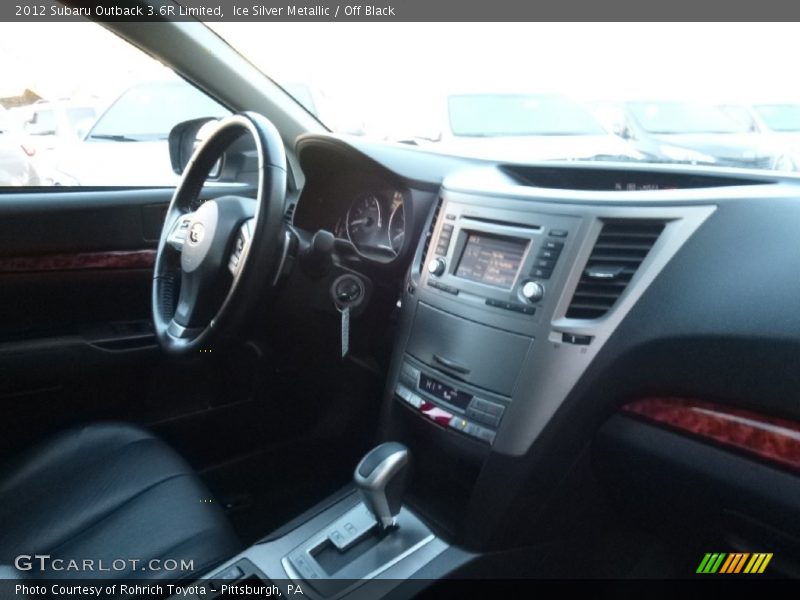 Ice Silver Metallic / Off Black 2012 Subaru Outback 3.6R Limited