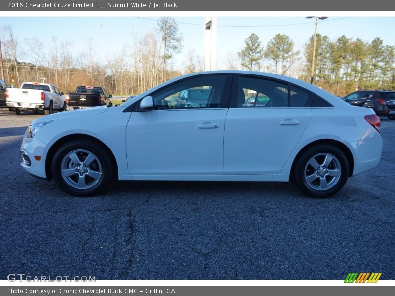 Summit White / Jet Black 2016 Chevrolet Cruze Limited LT