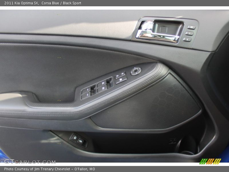 Corsa Blue / Black Sport 2011 Kia Optima SX