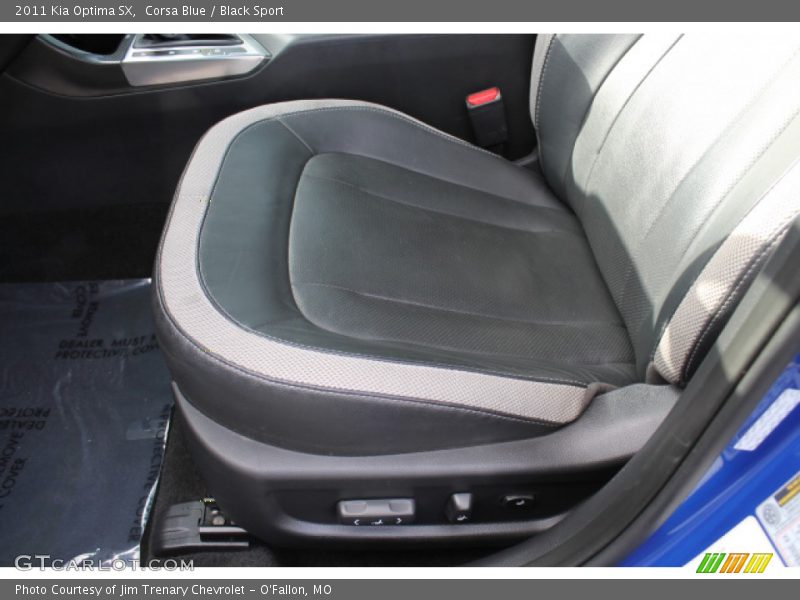 Corsa Blue / Black Sport 2011 Kia Optima SX